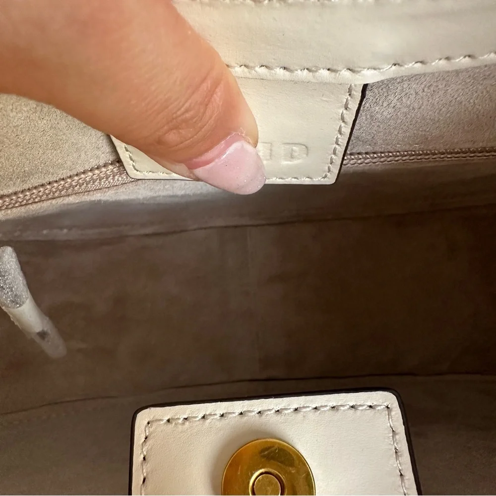 NWOT Staud Moon Bag Cream / Large Hobo Round Shoulder Bag - Picture 10 of 12